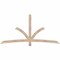 Ekena Millwork Davenport Smooth Timber Gable Bracket, Douglas Fir, 84"W x 42"H x 1 1/2"D x 3 1/2"F, 12/12 Pitch GBW084X42X0204DAV00SDF - alternate 1